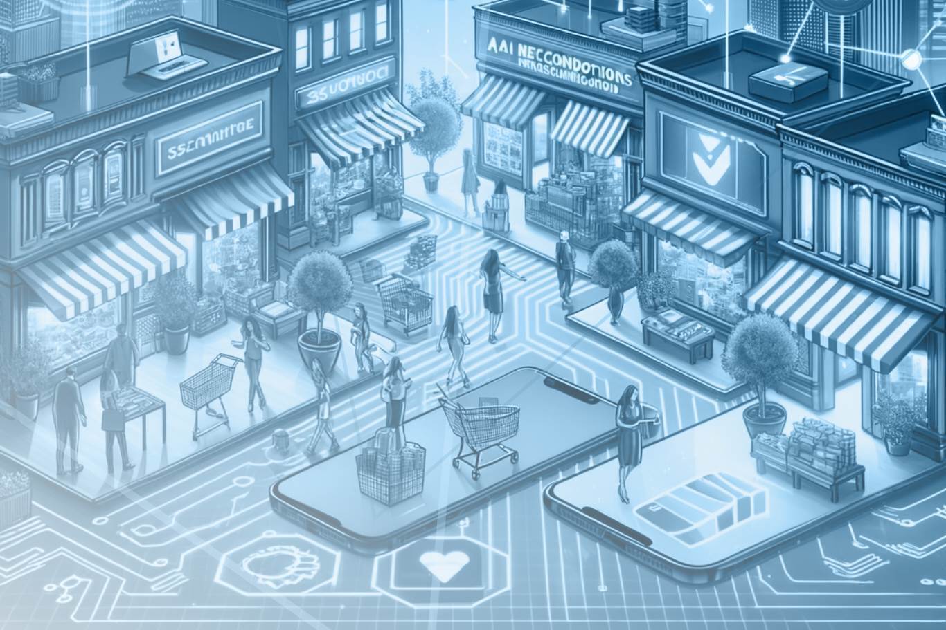 ecommerce, tiendas online, desarrollo de software, personalización, seguridad blockchain, diseño web multiplataforma, marketing digital, SEO SEM, transformación digital, comercio electrónico ético