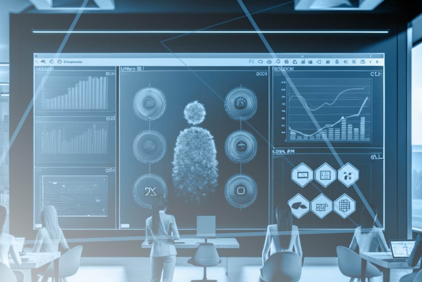 Power BI, desarrollo de aplicaciones, SQL, APIs, integración de servicios, software a medida, análisis de datos