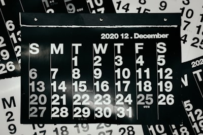 Plantilla de calendario de contenido en redes sociales