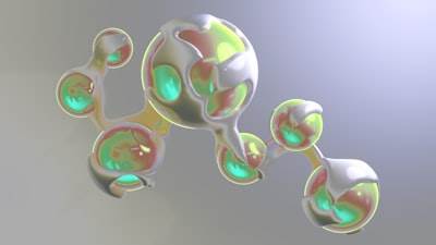 Modeling Predictive Dynamics of Hydrogen Bond Network in Aqueous Protein Solutions