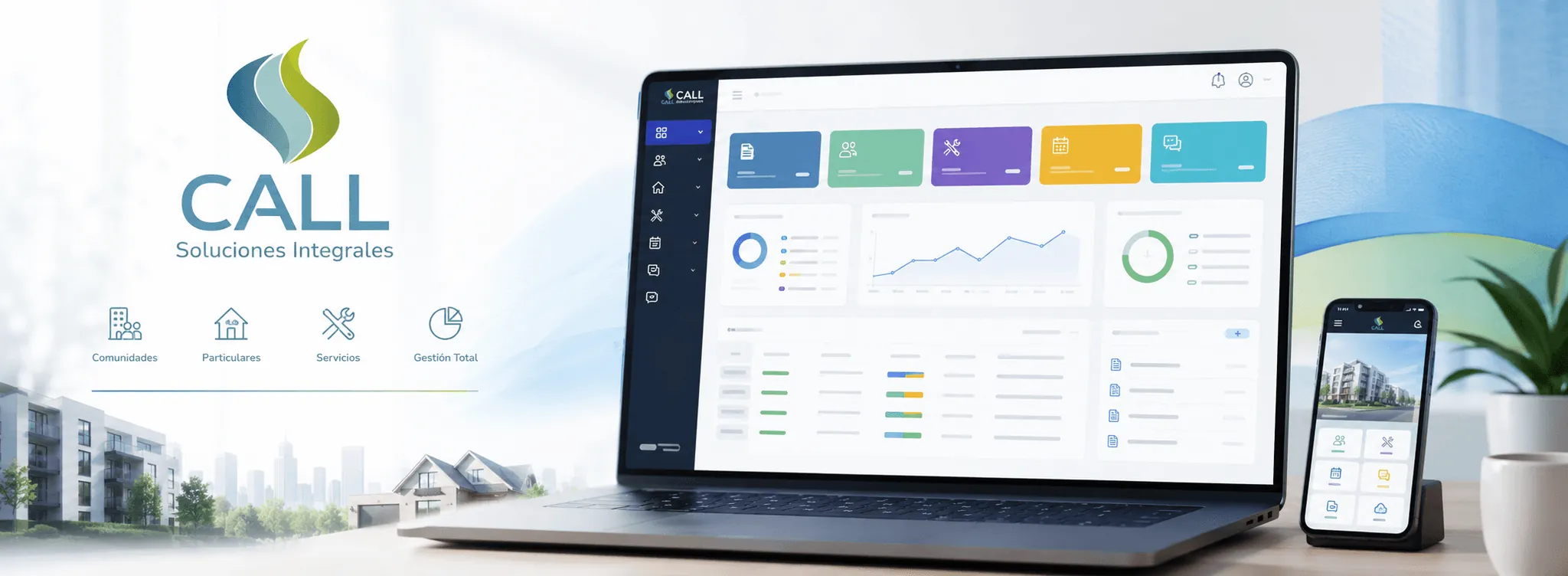 CALL Soluciones — Portal web y gestión integral de servicios — Galería