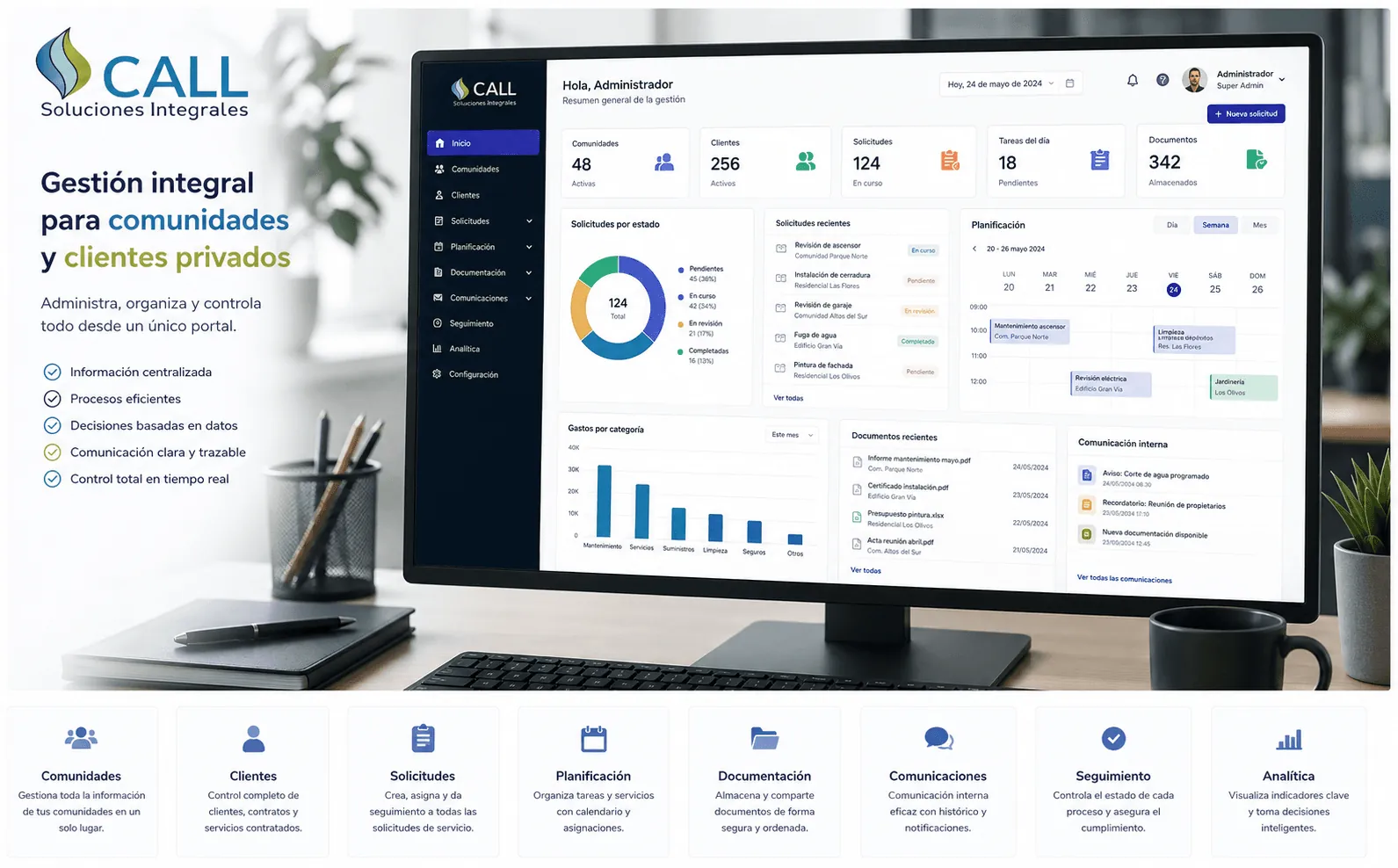 CALL Soluciones — Portal web y gestión integral de servicios — Galería 1