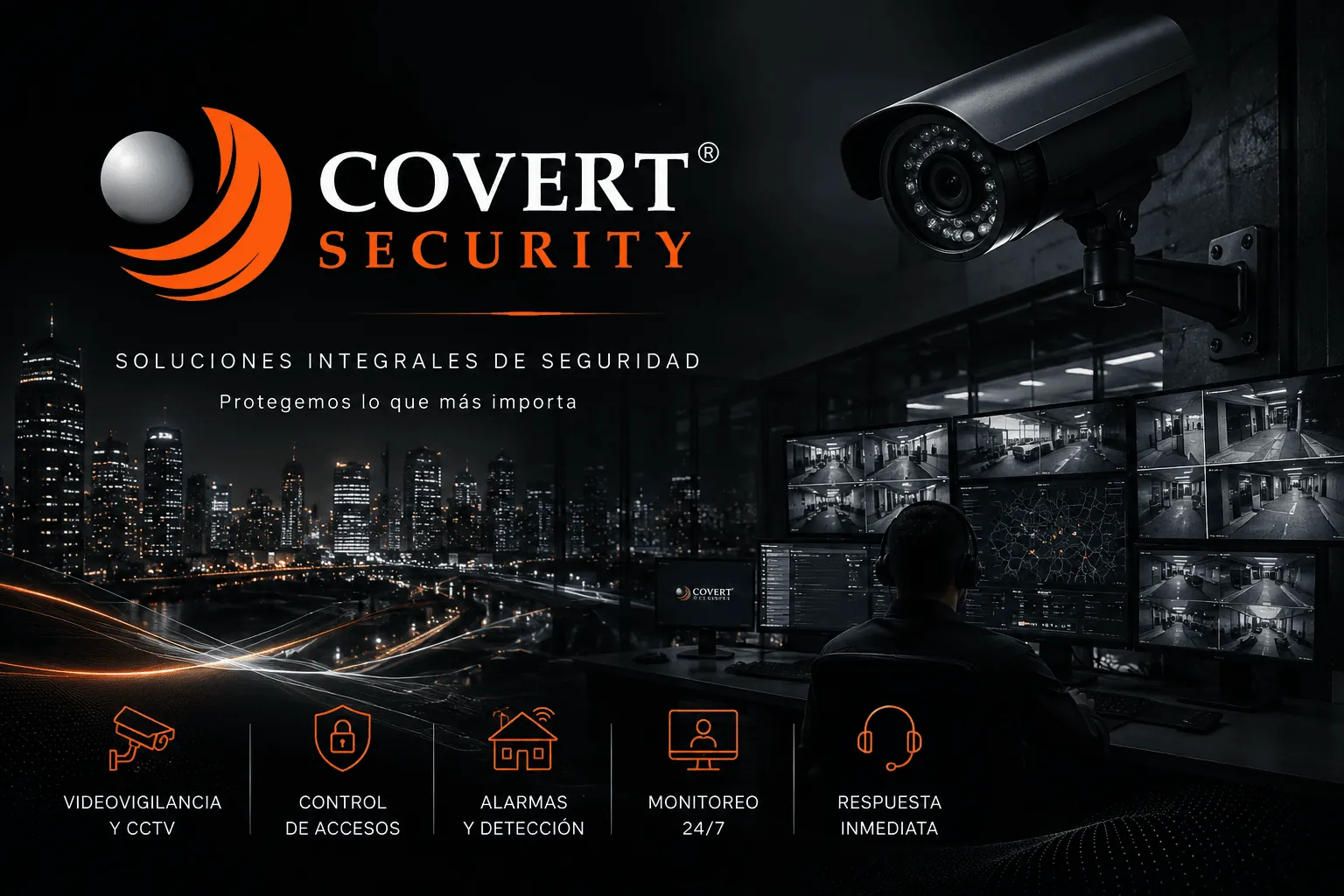 COVERT SECURITY — Integración de cámaras, sistemas SCADA y automatización inteligente