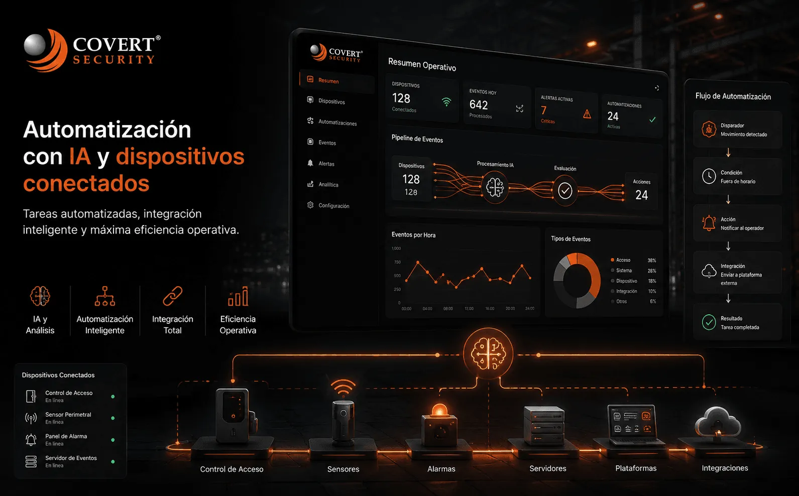 COVERT SECURITY — Integración de cámaras, sistemas SCADA y automatización inteligente — Galería 2
