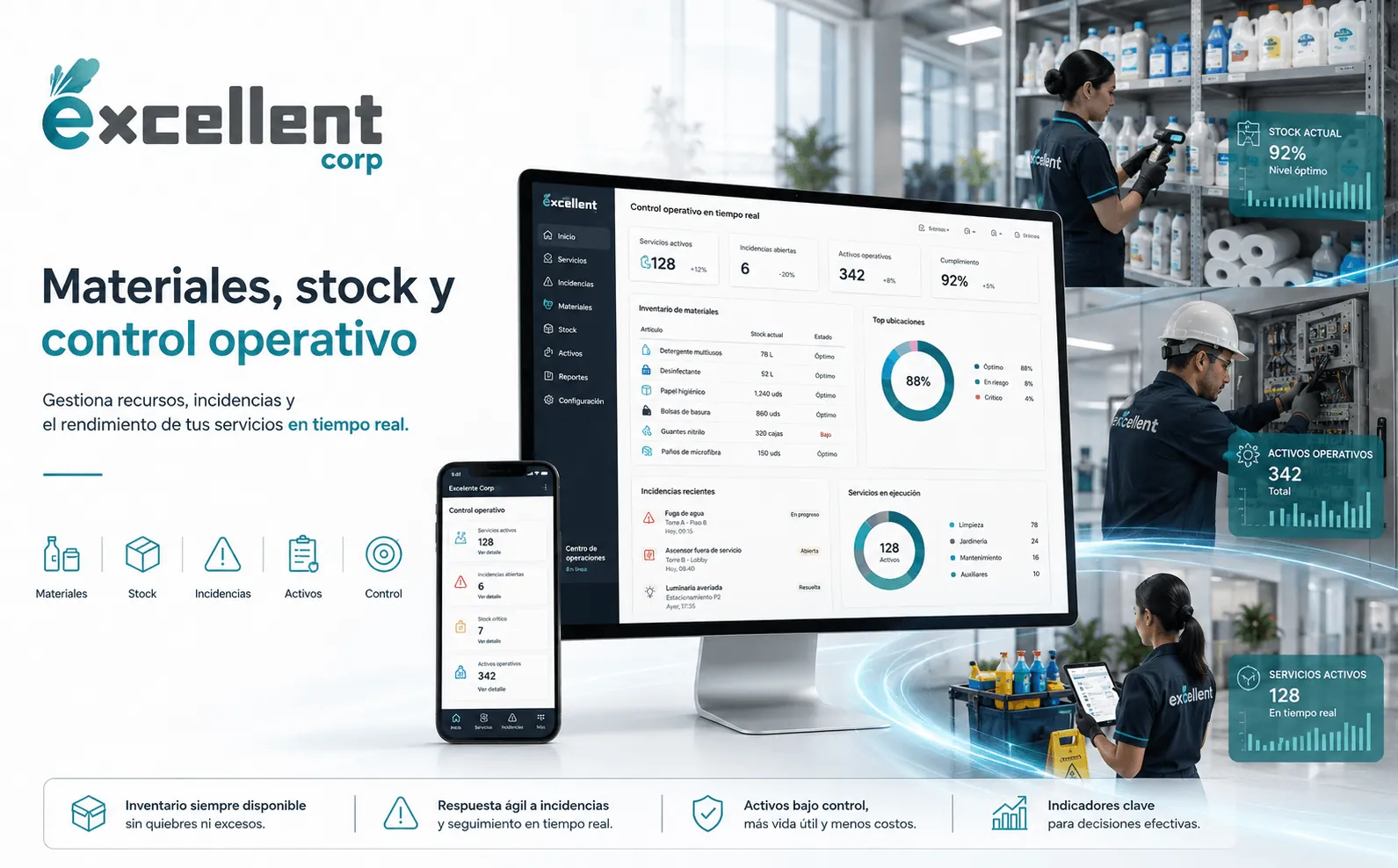 Excellent Corp — Gestión integral de servicios, personal y recursos — Gallery 2
