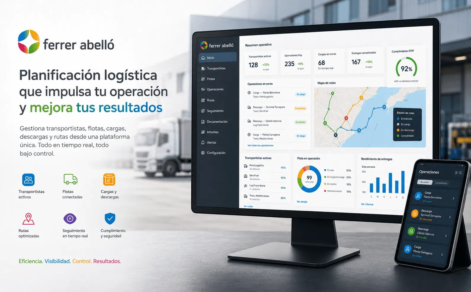 Ferrer Abelló — Gestión conectada del transporte y las operaciones de descarga — Galeria 1
