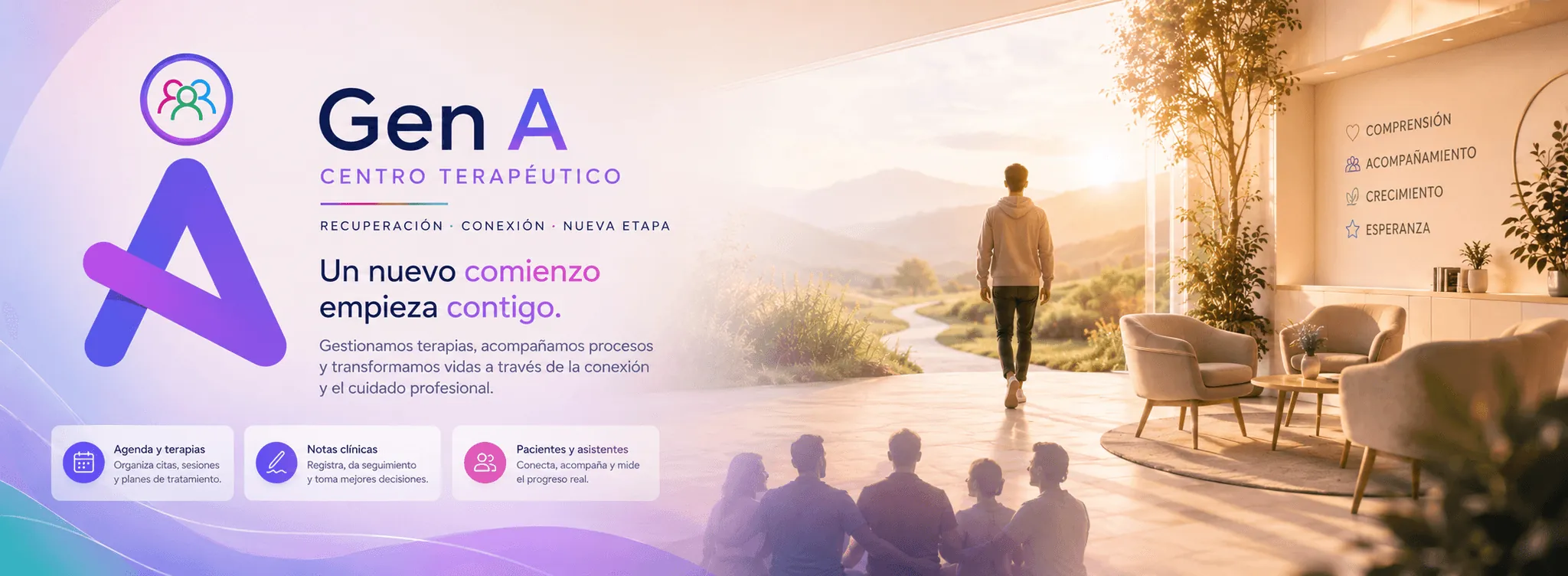 Gen A — Plataforma integral para la gestión de terapias y seguimiento clínico — Galería