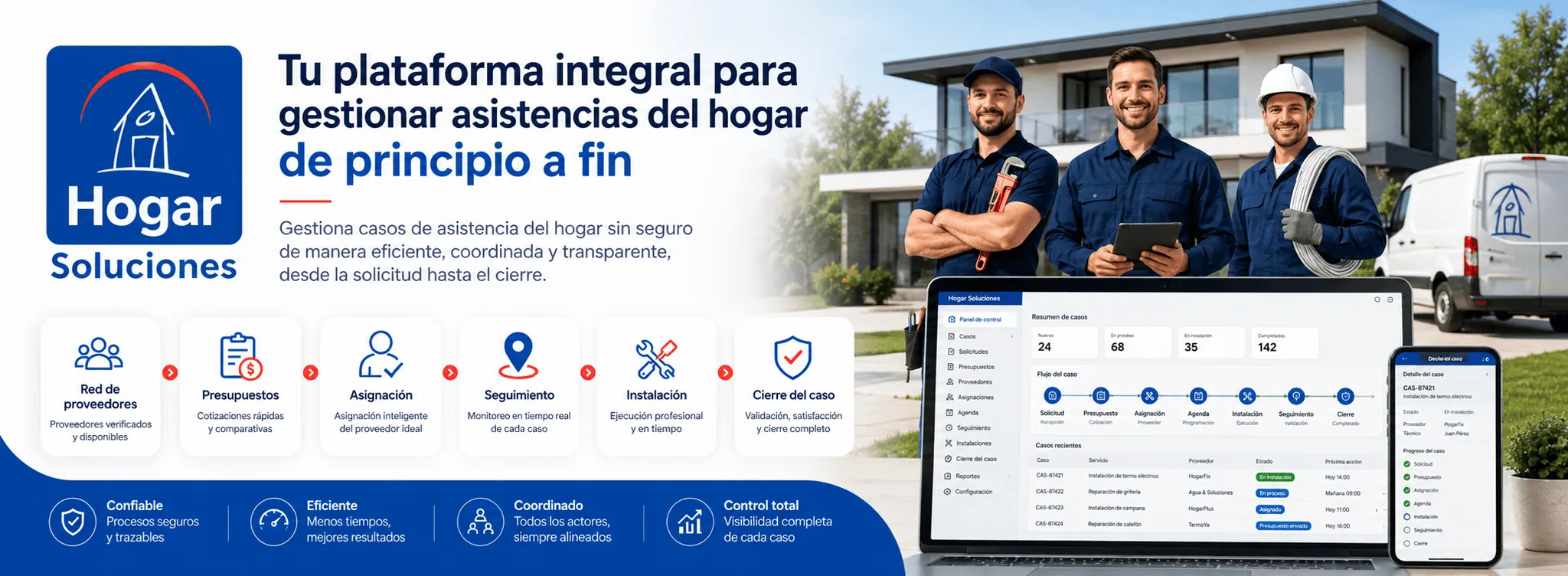 HOGAR SOLUCIONES - Plataforma gestión integral reparaciones — Galeria