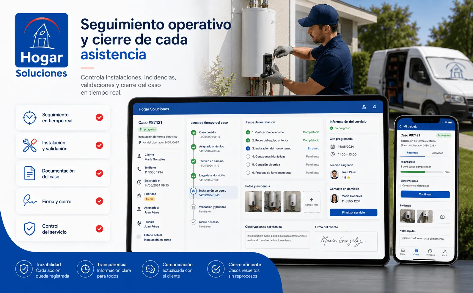 HOGAR SOLUCIONES - Plataforma gestión integral reparaciones — Galeria 2