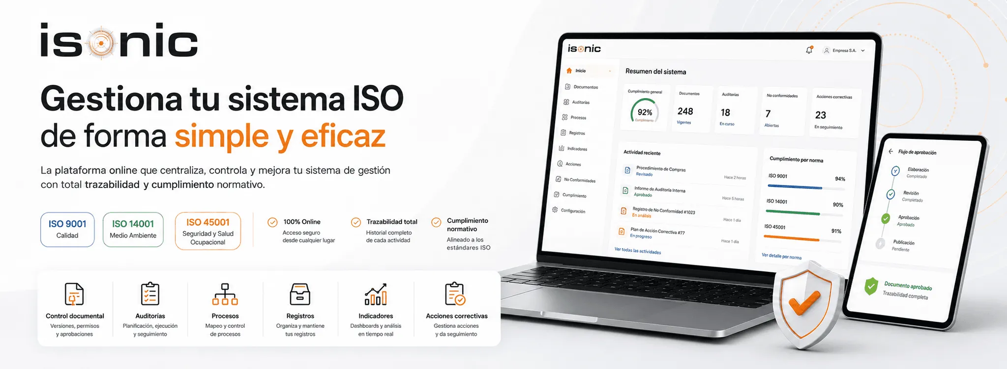 ISONIC – Plataforma web de gestión ISO — Galería