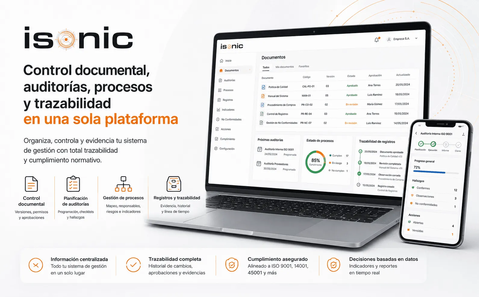 ISONIC – Plataforma web de gestión ISO — Galería 1