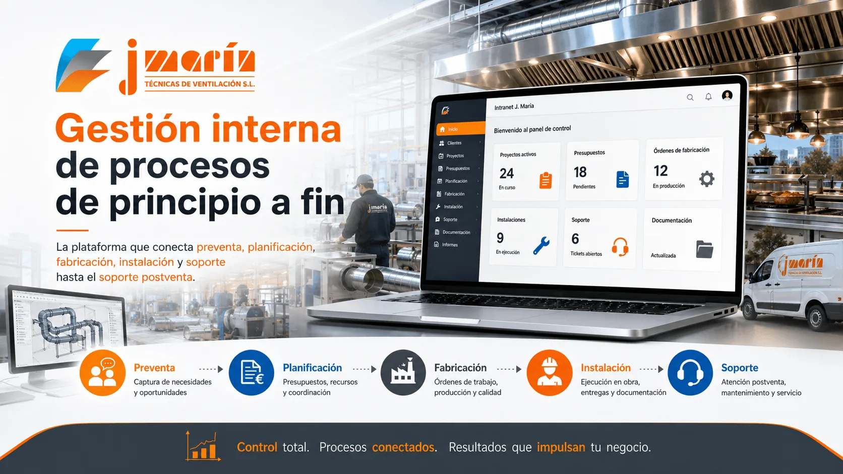 J. Marín — Plataforma integral para la gestión de proyectos de ventilación