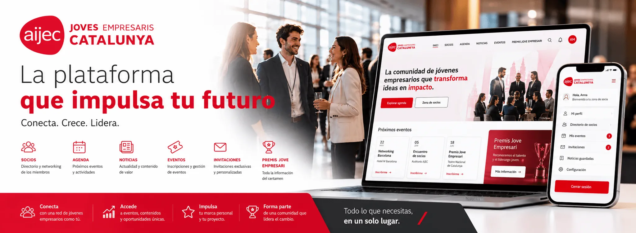 AIJEC — Plataforma digital para la gestión de una comunidad empresarial — Galeria
