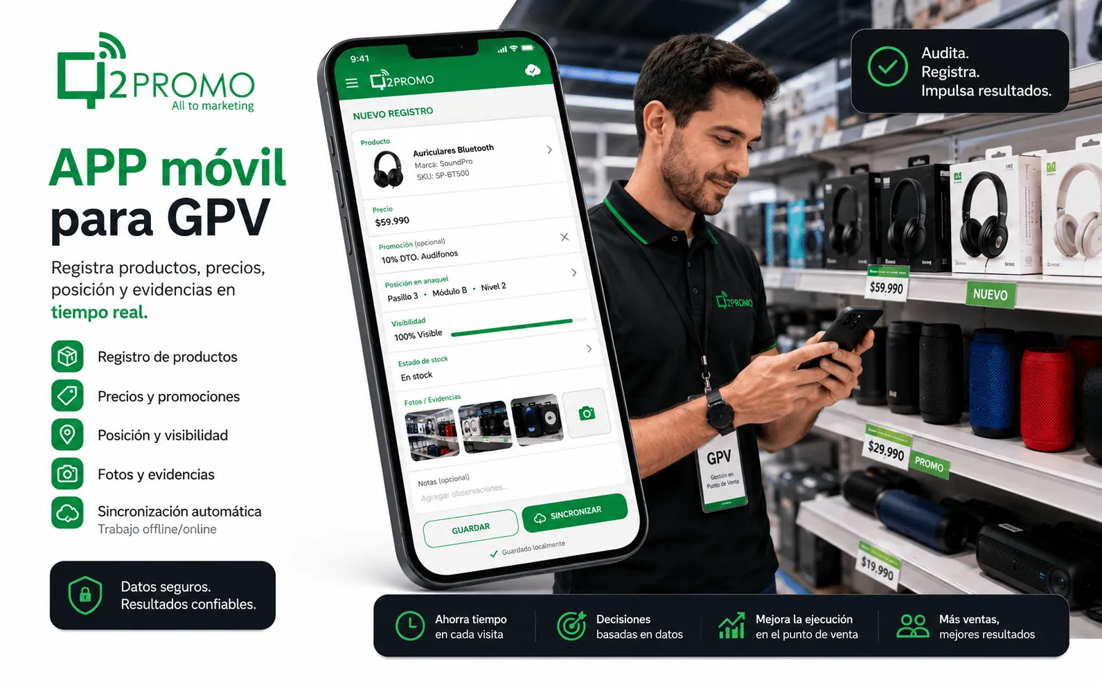 Q2PROMO — Plataforma GPV para gestión inteligente del punto de venta — Galeria 1
