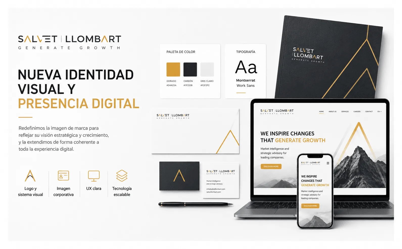 Salvet Llombart — Rebranding, identidad corporativa y web multilingüe gestionable — Galería 2