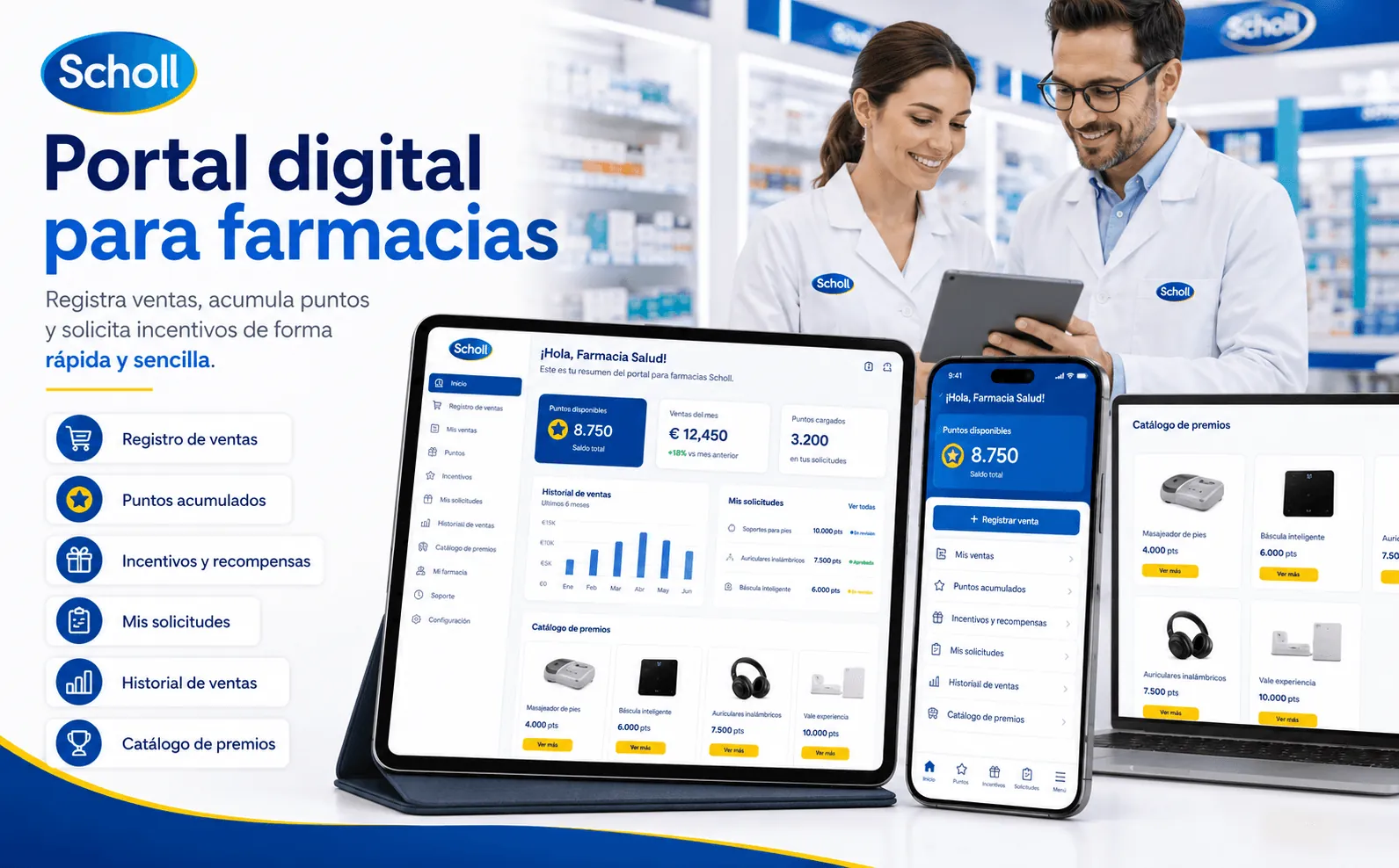 SCHOLL - Sistema avanzado y automatizado de incentivos para farmacias — Galería 1
