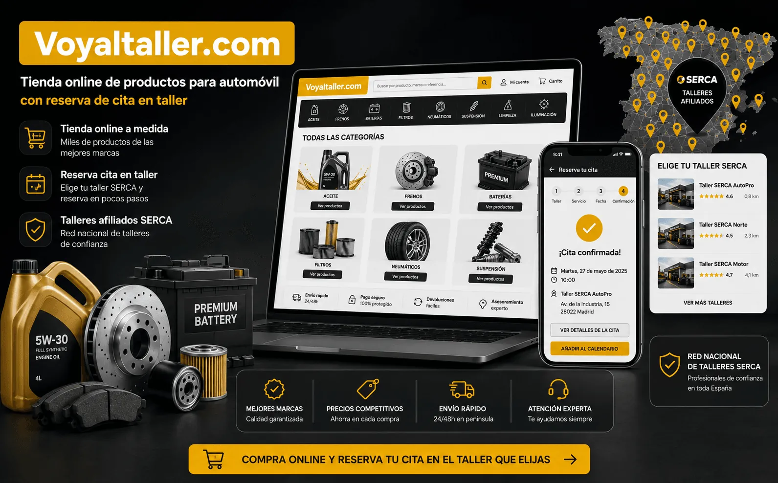 Voyaltaller.com — Tienda online de productos de automoción con reserva de cita en taller — Gallery 1