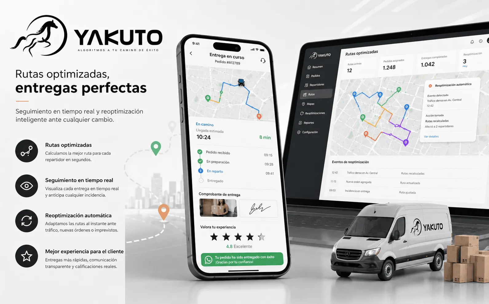 Yakuto — Software inteligente para gestión de pedidos, rutas y reparto — Galería 2