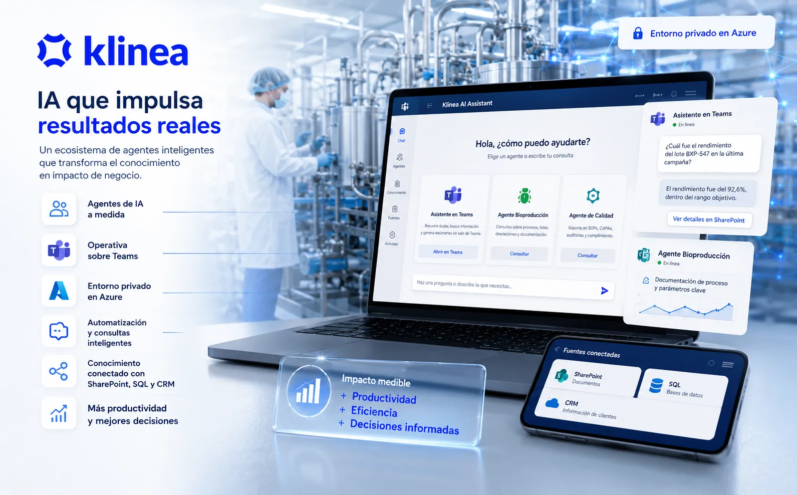 Klinea — Ecosistema privado de inteligencia artificial conectado al conocimiento empresarial — Gallery 2